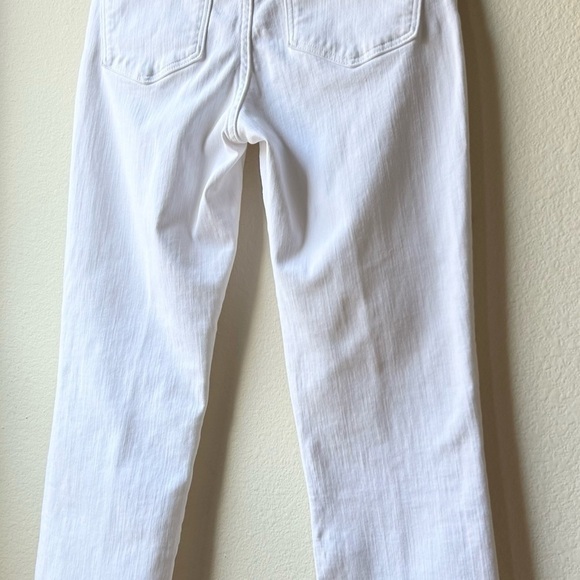 Madewell Cali Demi-Boot Jeans in Pure White Size 26T - Picture 10 of 16